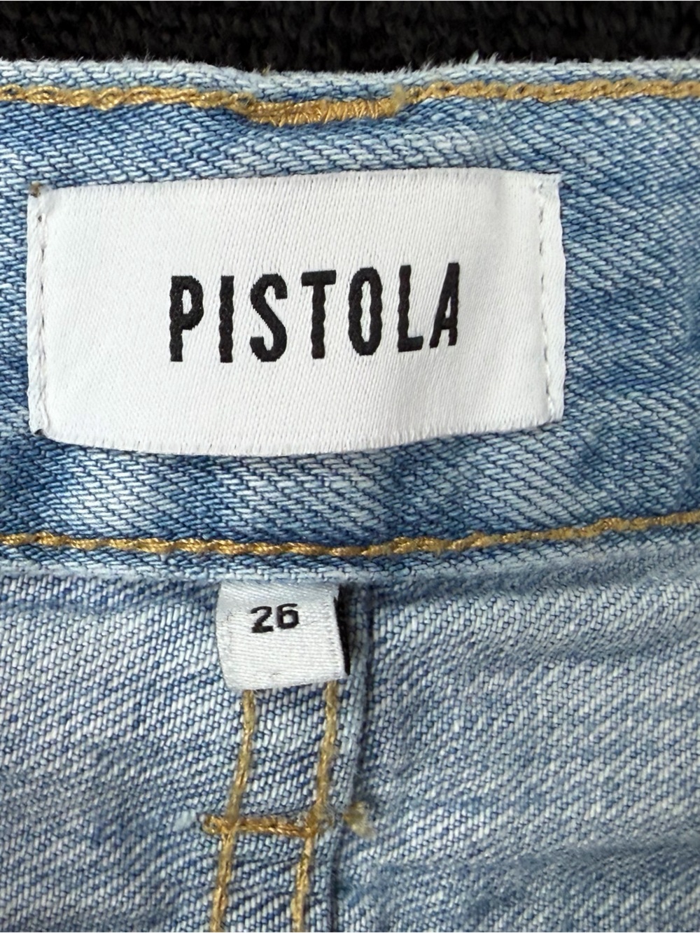PISTOLA Light Wash Distressed Cut-Off Shorts - 26 - Picture 4 of 7
